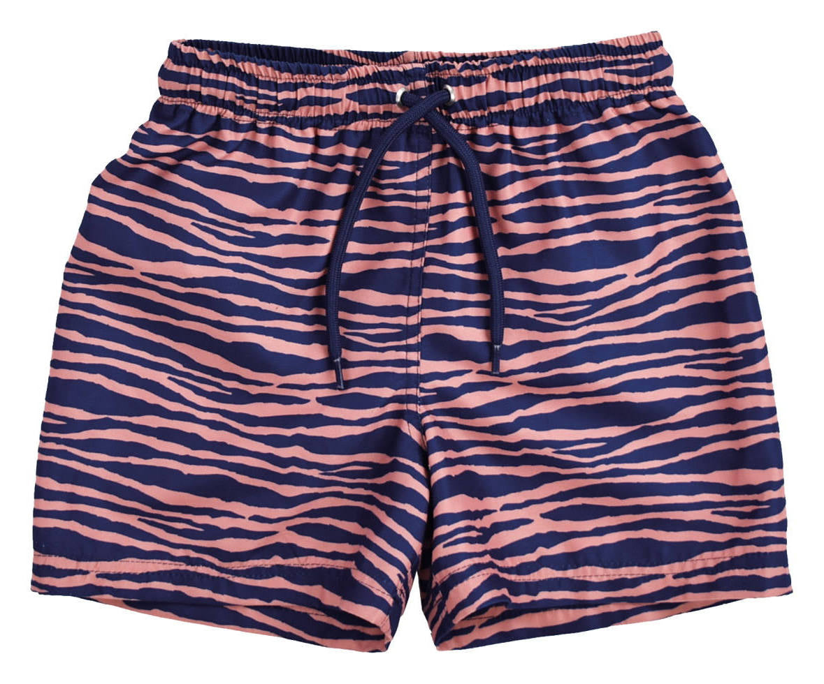 UV Zwembroek | Zebra Blauw Oranje | Swim Essentials — 86/92