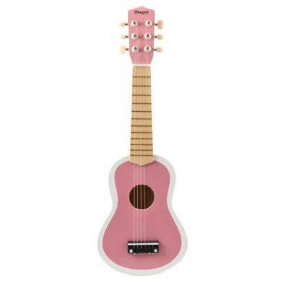 Liefs Roos Houten Kinder Gitaar Roze Magni ApS